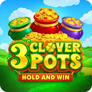 3 CLOVER POTS
