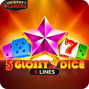 5 GLOSSY DICE